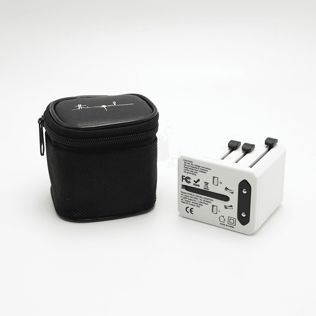 Universal Travel Adapter - White