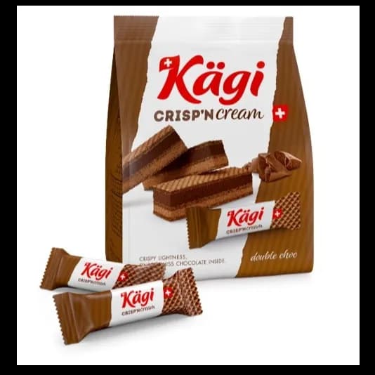 Kagi Crisp N Cream Double Choc Wafer 88G