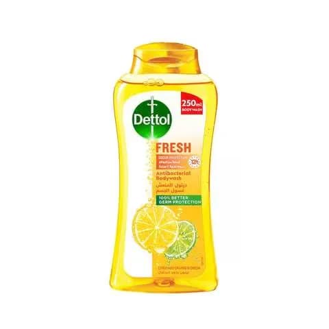 Dettol Fresh Antibacterial Shower Gel & Bodywash, Citrus & Orange Blossom, 250ml