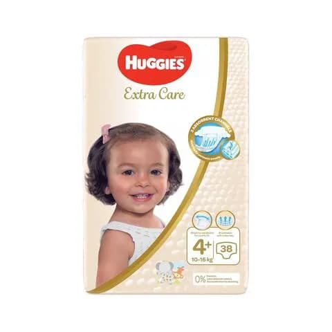 Huggies Diapers Ultra Comfort Value Pack Size 4+ 10-16Kg 38 Count