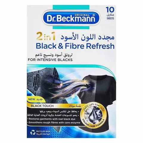 Dr. Beckmann 2 In 1 Black And Fibre Refresh Powder 10 Pieces