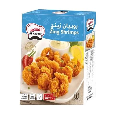 Al Kabeer Zing Shrimps Spicy 400g