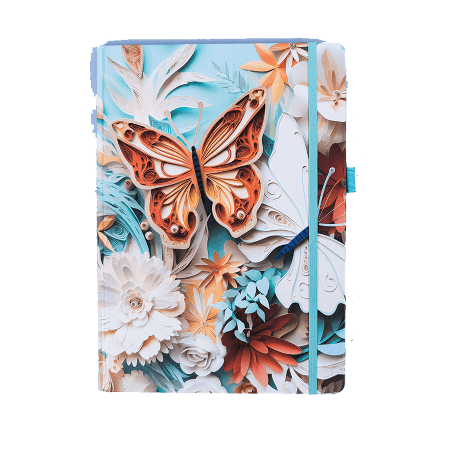 Green Butterfly Notebook