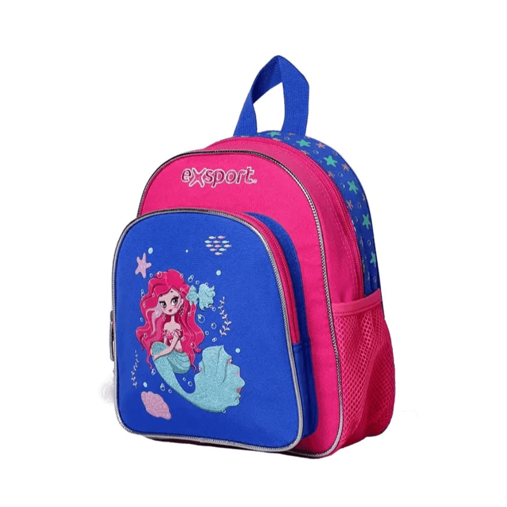 Exsport Mini Backpack Mermaid Design 11 Inch Single Compartment
