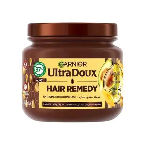 Garnier Hair Mask Ultra Doux Avocado Oil Hair Remedy Extreme Nutrition 340ml