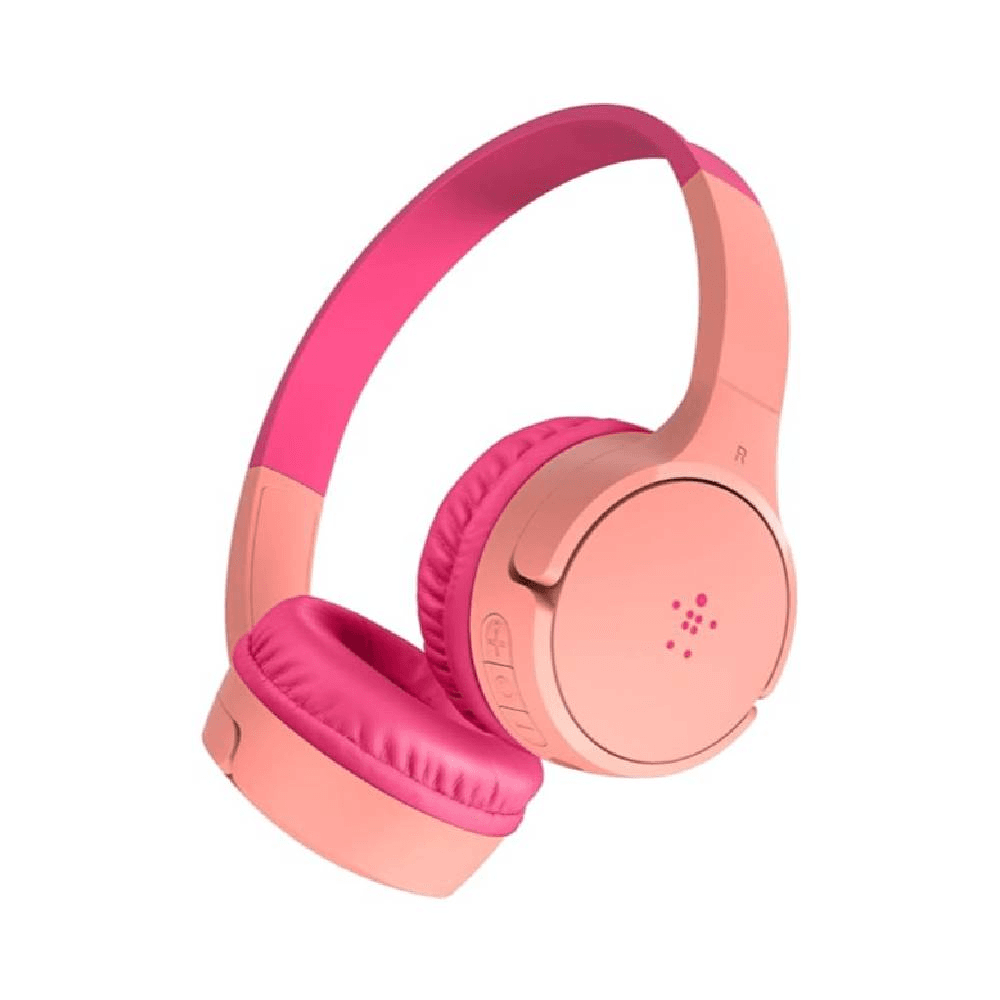 Belkin SoundForm Mini Wireless Headphones for Kids - Pink