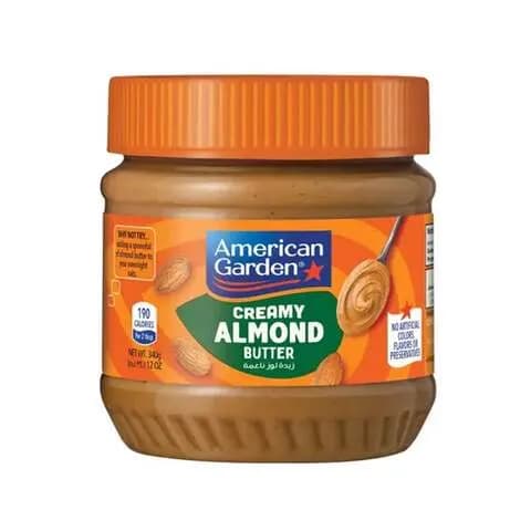 American Garden Creamy Almond Butter Spread 340gr