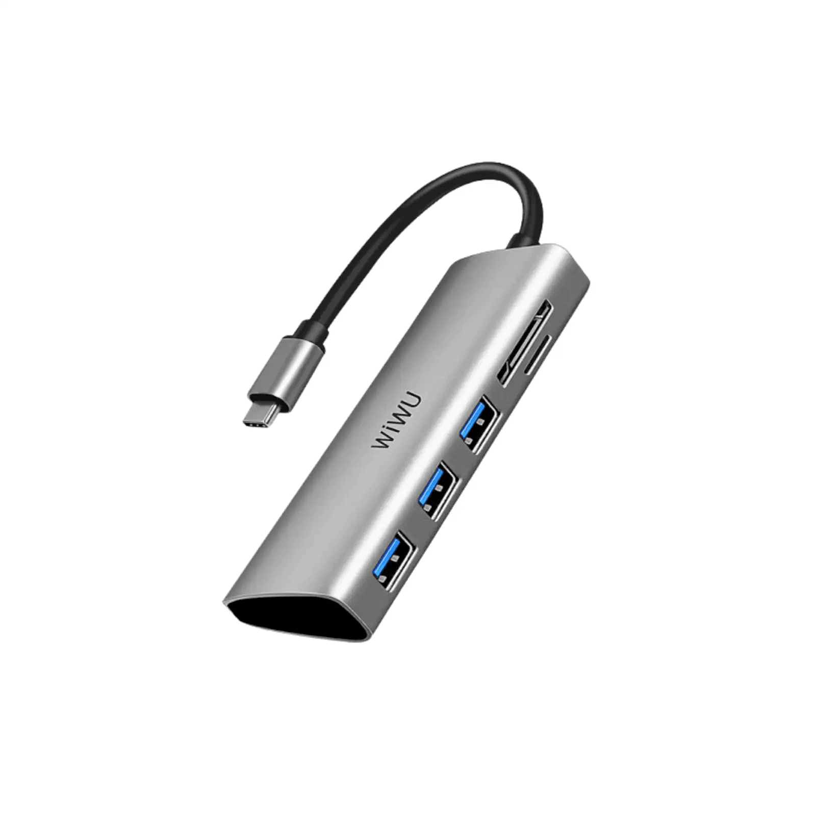 5 In 1 Multi-Function Usb-C Wiwu Alpha 532St- Gray