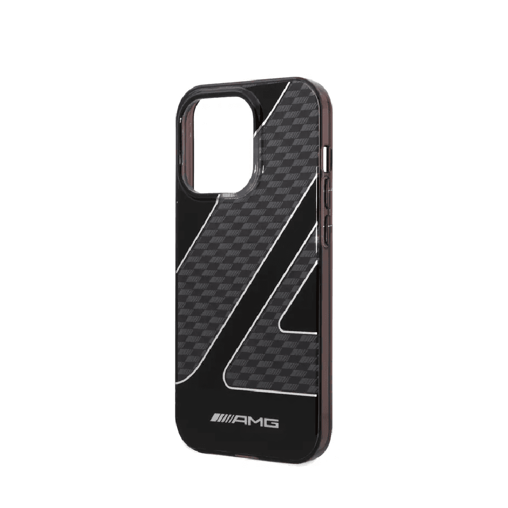 Amg Transparent Bubble Layer Case For iPhone 14 Pro - Black