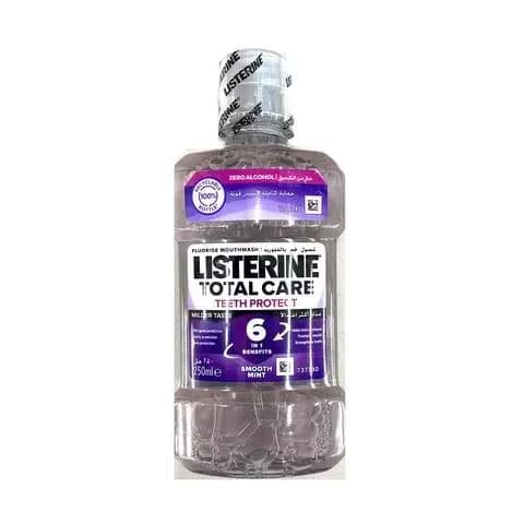 Listerine Mouthwash Total Care Zero Alcohol Smooth Mint 250ml