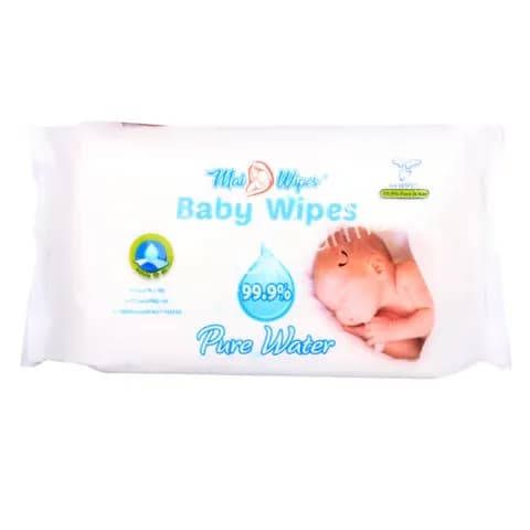 Eveleen Mai Baby Wipes Pure Water 64 Pieces