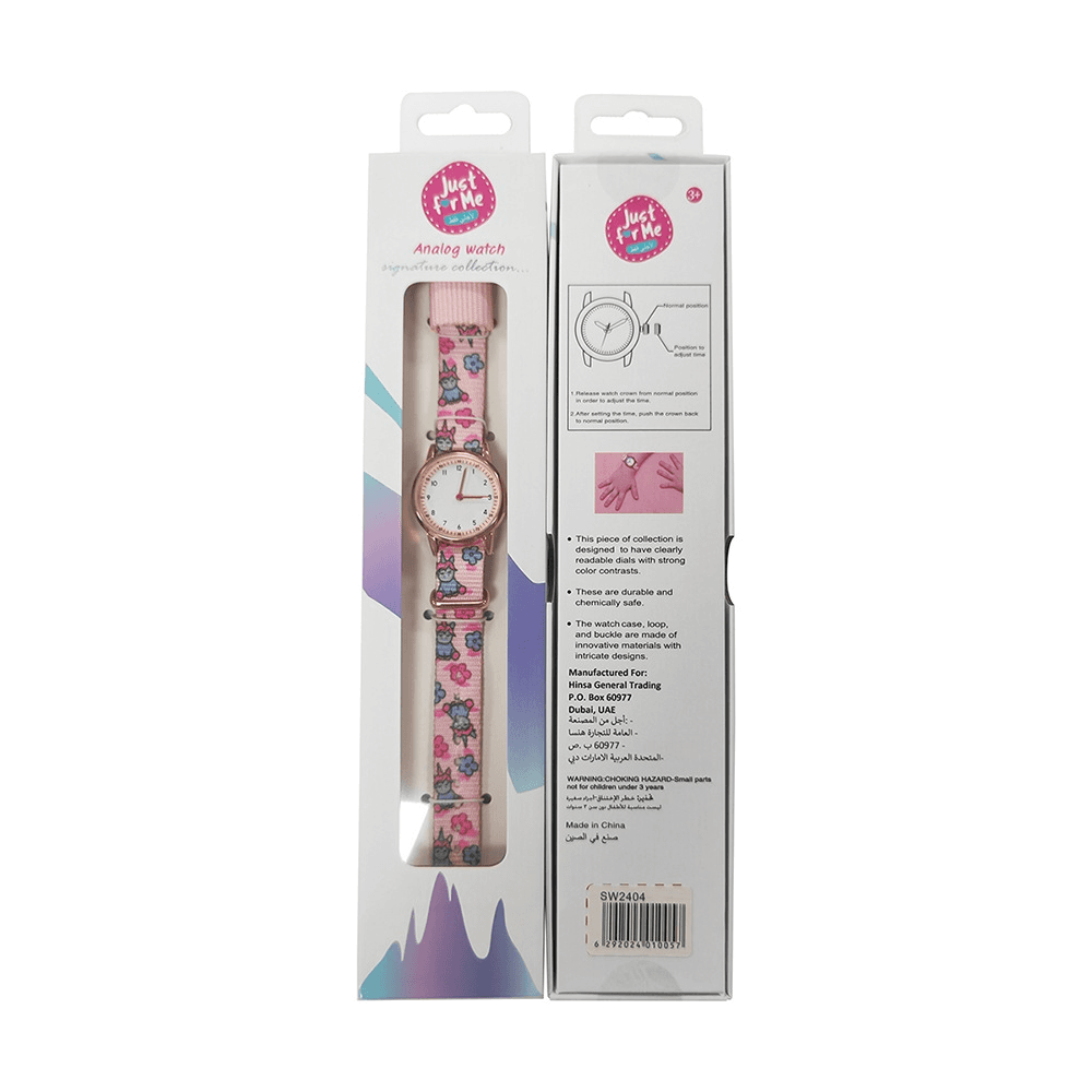 Just For Me Unicorn Analog Watch With Fabric Strap