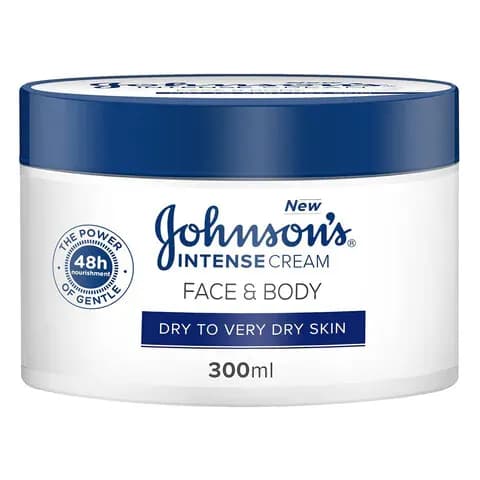 Johnson Intense Face And Body Cream 300ml