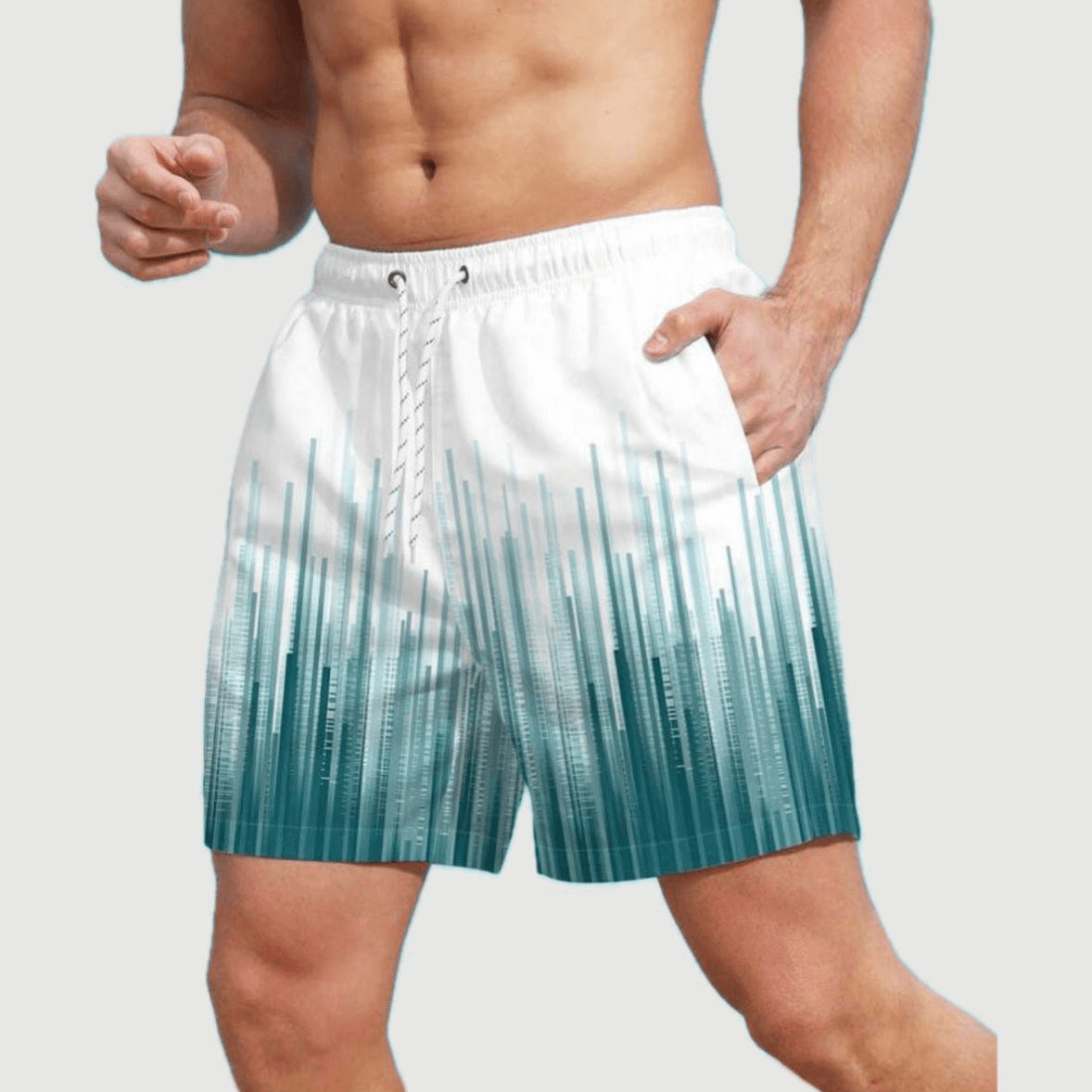 Stripped Swimming Short Xl