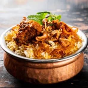 Mutton Biryani + Free Vanilla Milk