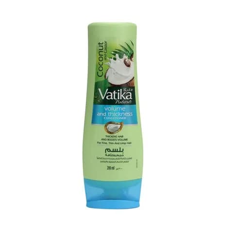 Dabur Vatika Coconut And Castor Volume And Thickness Conditioner 200ml