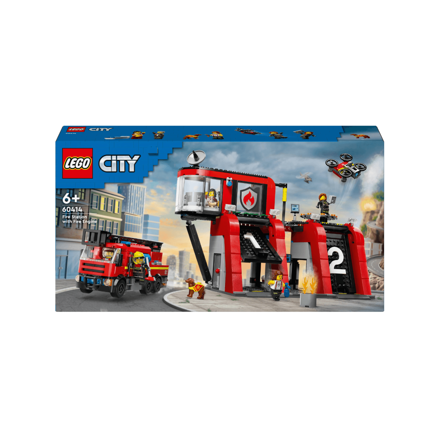 Lego City 60414 Fire Station With Fire Truck