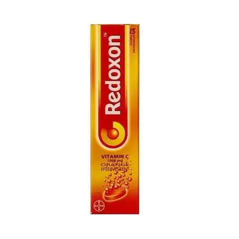 Bayer Redoxon Effervescent Tablets Orange Flavour 15pcs