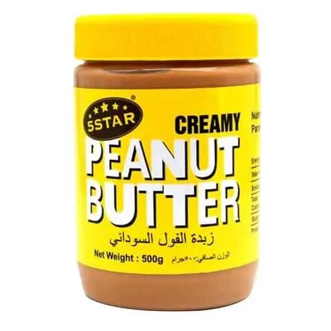 5 Star Creamy Peanut Butter 500g