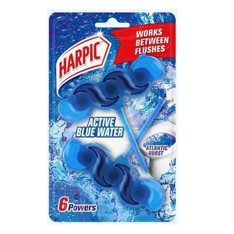 Harpic Lavander Freshener Toilet Block Atlantic Burst 39gx2's