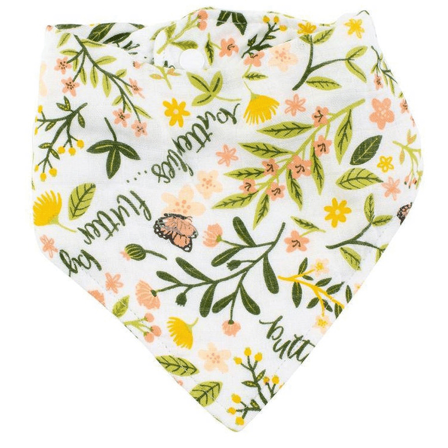 Babe Au Lait Flutterby Oh So Soft Muslin Bandana Bib