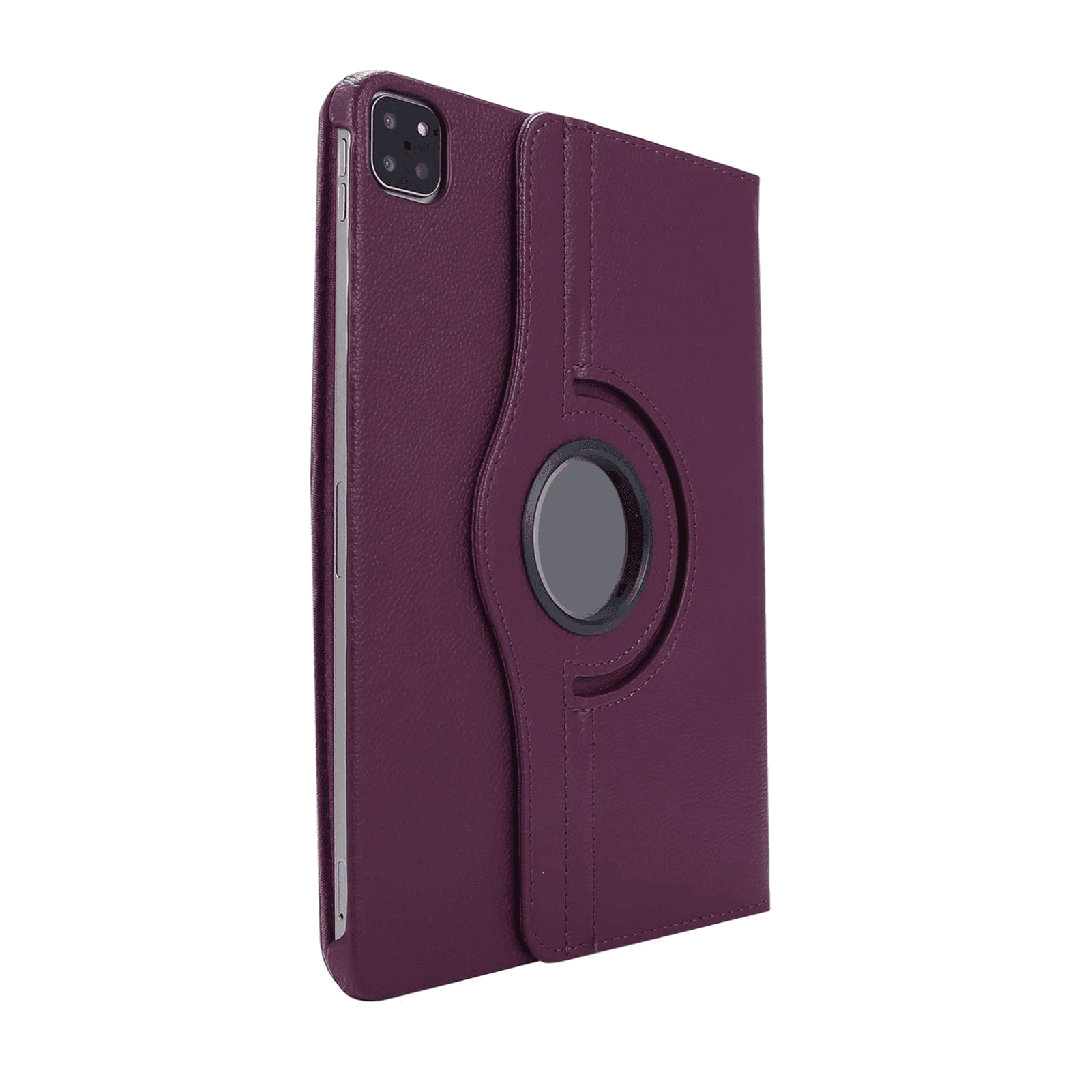 Rotating Leather Case for iPad Pro 2nd Gen 12.9 Inch - Purple