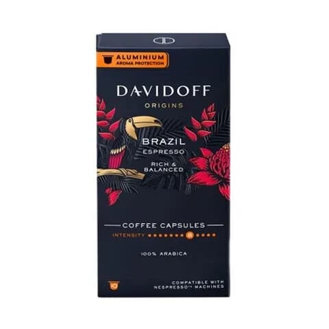 Davidoff Brazil Espresso Rich & Balanced Coffee Capsules