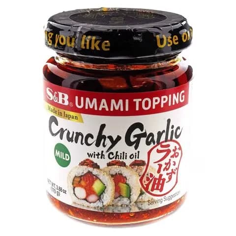 S&B Crunchy Garlic With Chili Oil 110g