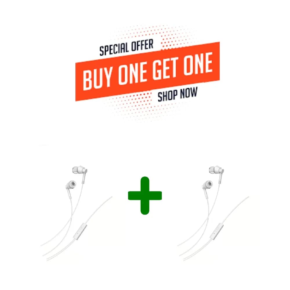 Nokia Wired Earphone - Type C - White (Buy 1 Get 1)