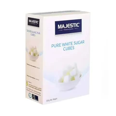 Majestic Pure White Sugar Cubes 500gr