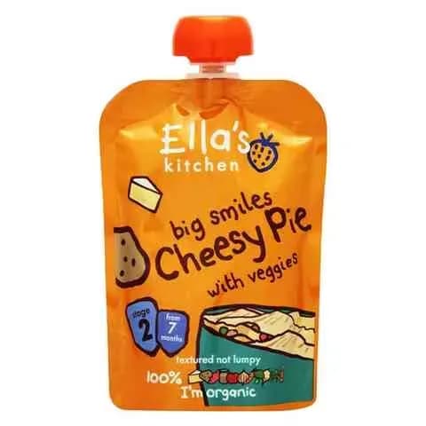 Ella's Kitchen Organic Puree Cheesy Pie With Veggies 7+ Months 130g