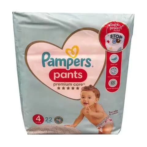 Pampers Premium Care Diaper Pants Maxi Size 4 9-14kg 22 Count