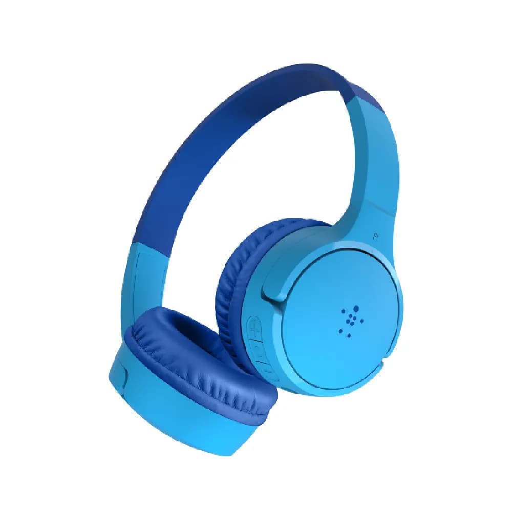 Belkin Soundform Mini Wireless On-Ear Headphones for Kids - Blue