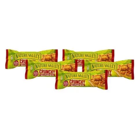 Nature Valley Granola Bar Crunchy Oats And Peanut Butter 42g x Pack Of 5