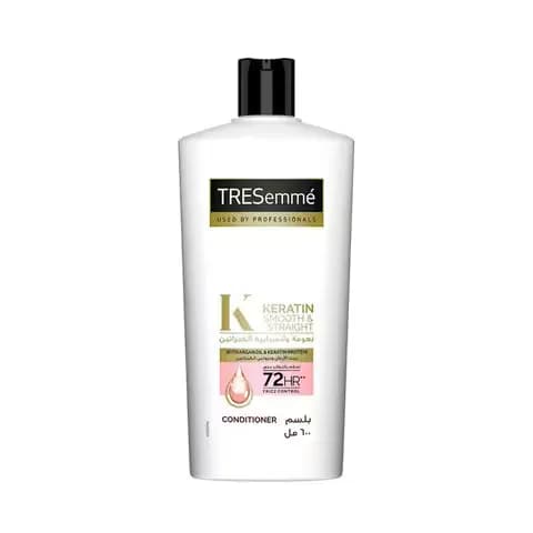 Tresemme Keratin Smooth And Straight Conditioner White 600ml