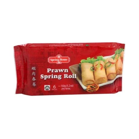 Spring Home Frozen Prawn Spring Roll 6pcs, 150g