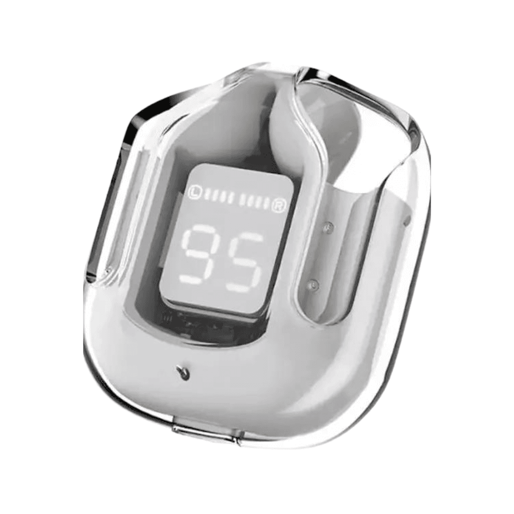 Transparent Wireless Headphones (White)