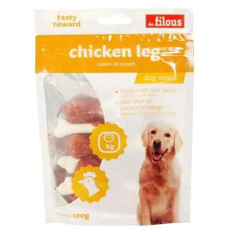 Les Filous Dog Snack Chicken Leg 100g