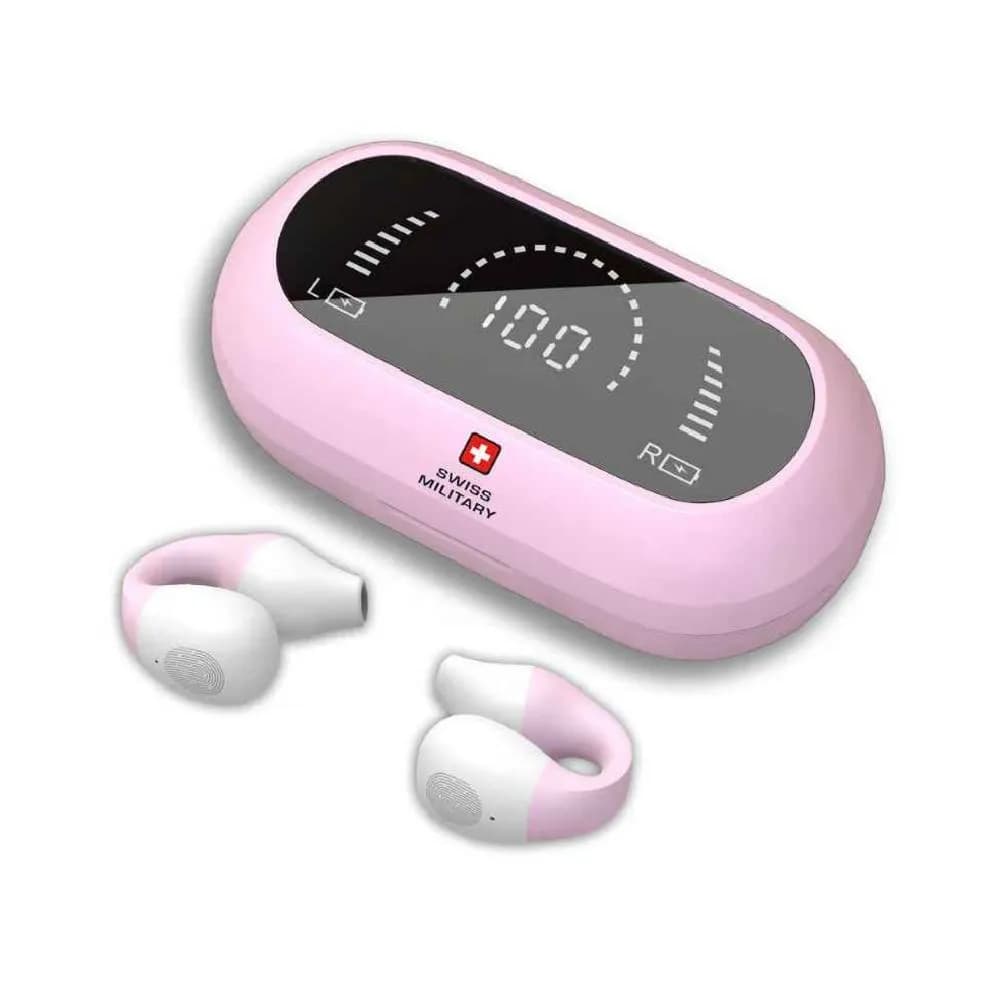 Swiss Military Delta Air Conduction Earphone - Pink