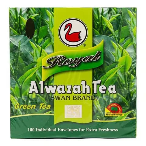 Alwazah Royal Green Tea Bag 2gx100