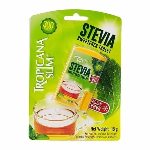 Tropicana Slim Stevia Sweetener Tablet 300 Count