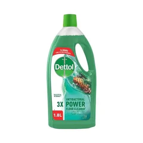 Dettol Antibacterial 3X Power Floor Cleaner, PineFragrance, 1.8L