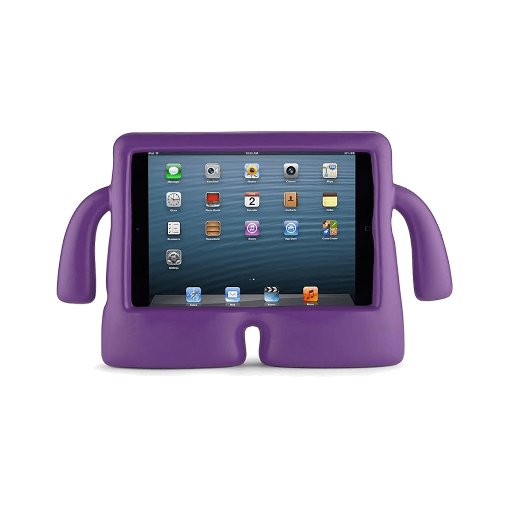 Kids ShockProof Stand Case for iPad 7 Inch - Purple