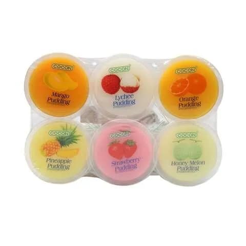 Cocon Pudding Assorted Flavour 80g x6