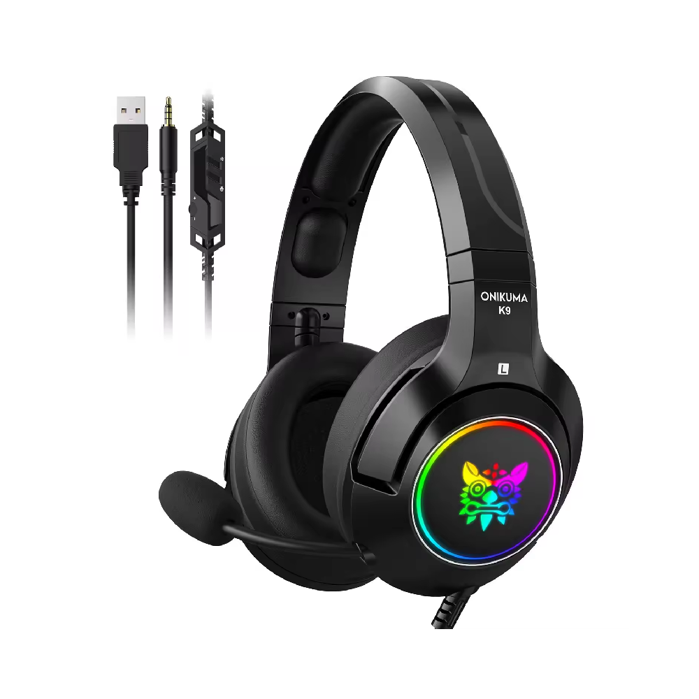 Onikuma K9 RGB Noise Canceling Gaming Headset With Microphone