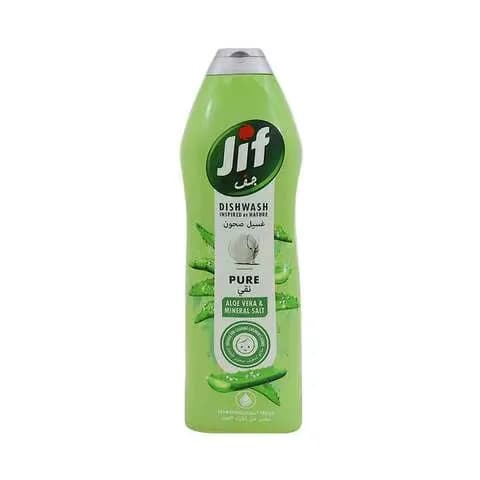 Jif Dishwashing Liquid With Aloe Vera & Mineral Salt 750ml