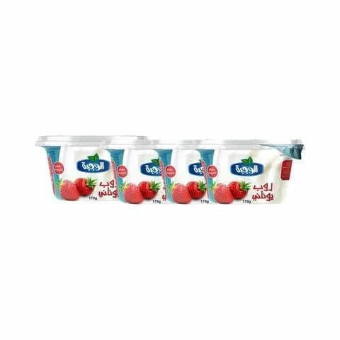 Al Wajba Strawberry Greek Yoghurt 170g x4