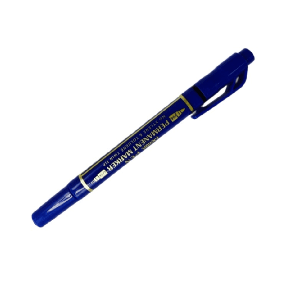 Pentel Permanent Marker Twin Tip Fine Blue 1293