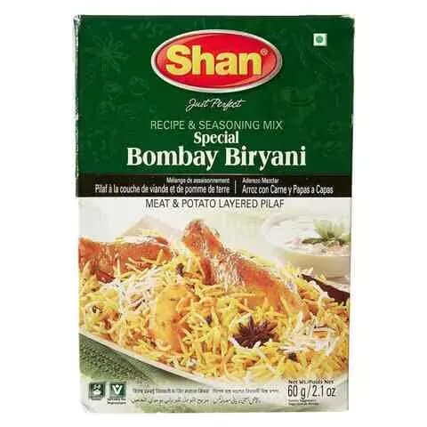 Shan Special Bombay Biryani Recipe & Masala Mix 60g