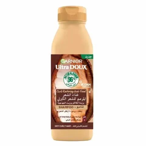 Garnier Ultra Doux Cocoa Butter Hair Food Shampoo For Dry Curly Hair 350ml